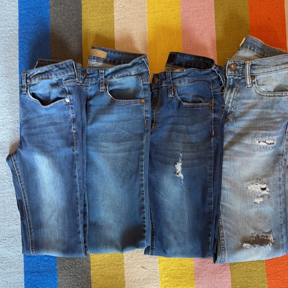AUTHENTIC HUDSON, JOE’S JEANS AND ABERCROMBIE